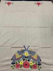 DKBP62 Designer Kanthawork Blouse Piece