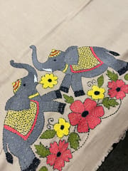 DKBP62 Designer Kanthawork Blouse Piece