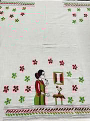 DKBP98 Designer Kanthawork Blouse Piece