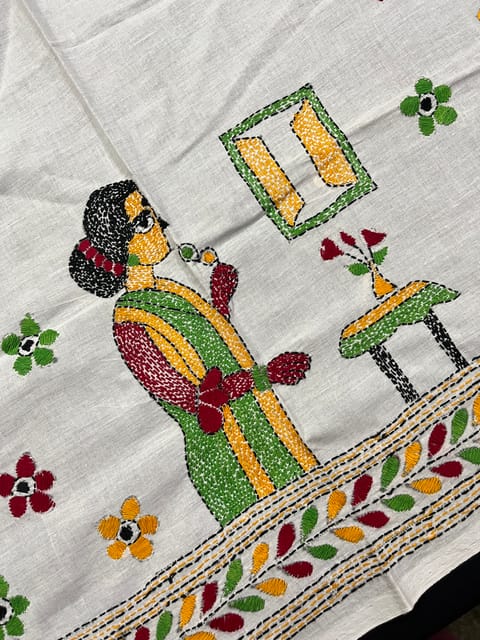 DKBP101 Designer Kanthawork Blouse Piece