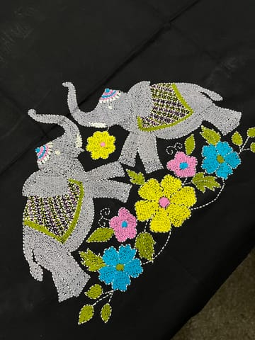 DKBP106 Designer Kanthawork Blouse Piece