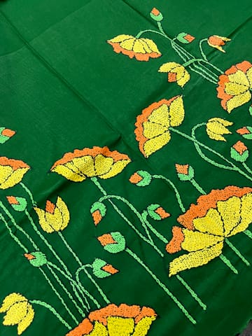 DKBP132 Designer Kanthawork Blouse Piece