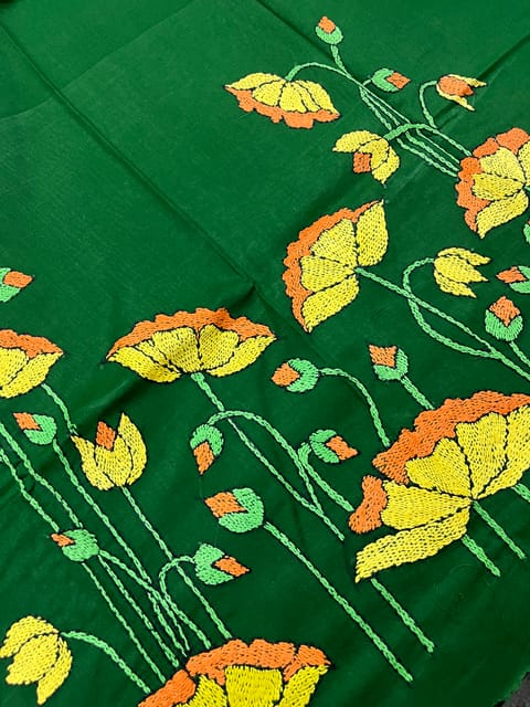 DKBP132 Designer Kanthawork Blouse Piece