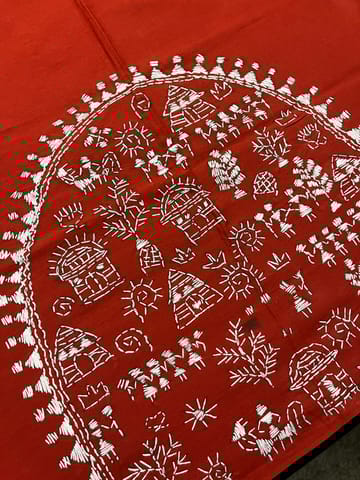 DKBP135 Designer Kanthawork Blouse Piece