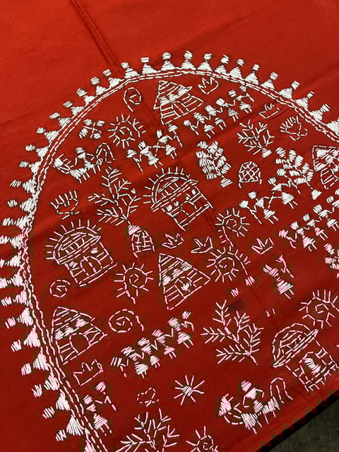 DKBP135 Designer Kanthawork Blouse Piece