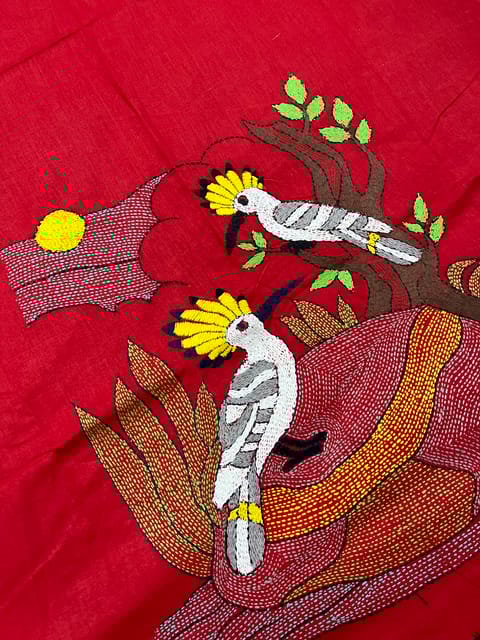 DKBP136 Designer Kanthawork Blouse Piece