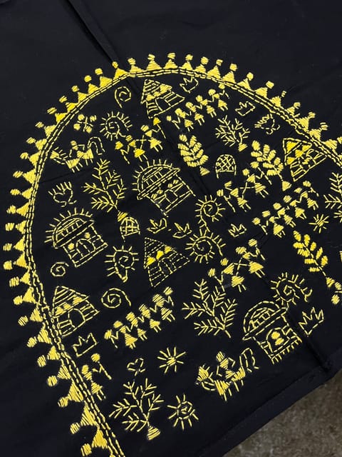 DKBP137 Designer Kanthawork Blouse Piece