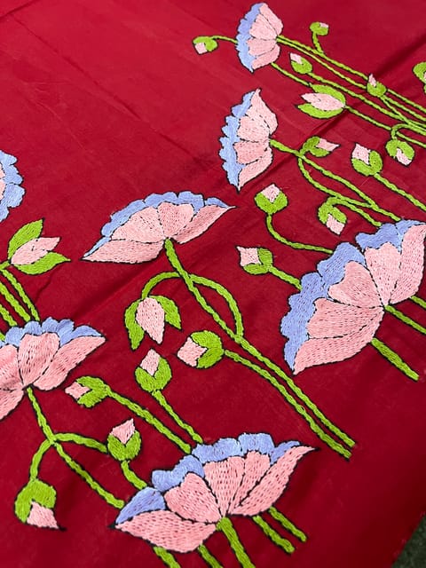 DKBP138 Designer Kanthawork Blouse Piece