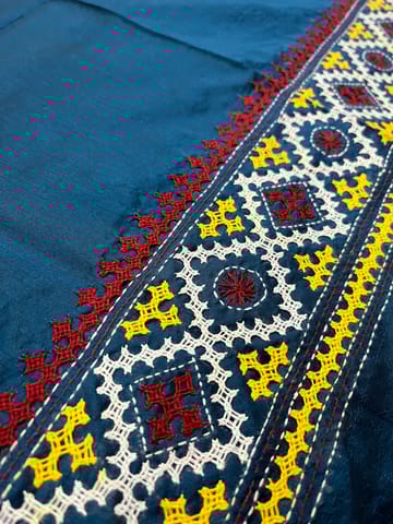 Art Silk Kutchwork Blouse Piece