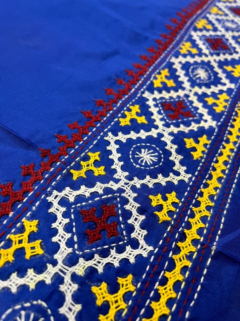 Art Silk Kutchwork Blouse Piece