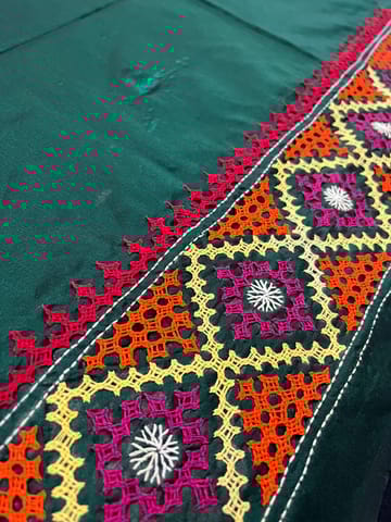 Art Silk Kutchwork Blouse Piece