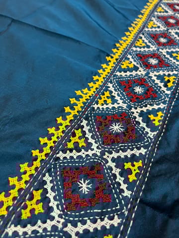 Art Silk Kutchwork Blouse Piece