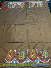 Art Silk Kutchwork Blouse Piece