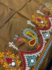Art Silk Kutchwork Blouse Piece