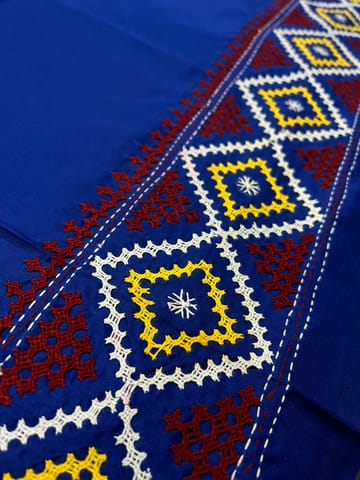 Art Silk Kutchwork Blouse Piece