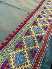 Art Silk Kutchwork Blouse Piece