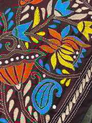 SKABP9 Art Silk Kanthawork Blouse Piece