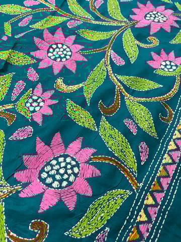 SKABP31 Art Silk Kanthawork Blouse Piece