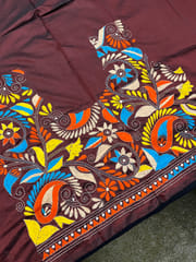 SKABP38 Art Silk Kanthawork Blouse Piece