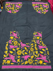 SKABP58 Art Silk Kanthawork Blouse Piece