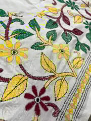 SKABP66 Art Silk Kanthawork Blouse Piece