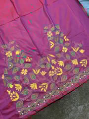 SKABP73 Art Silk Kanthawork Blouse Piece