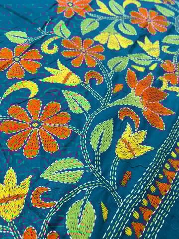 SKABP75 Art Silk Kanthawork Blouse Piece