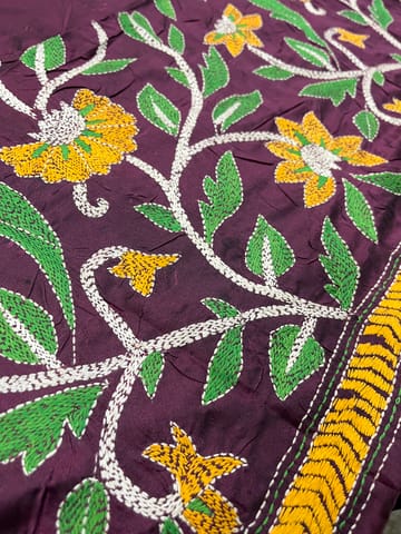 SKABP77 Art Silk Kanthawork Blouse Piece