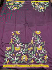 SKABP77 Art Silk Kanthawork Blouse Piece