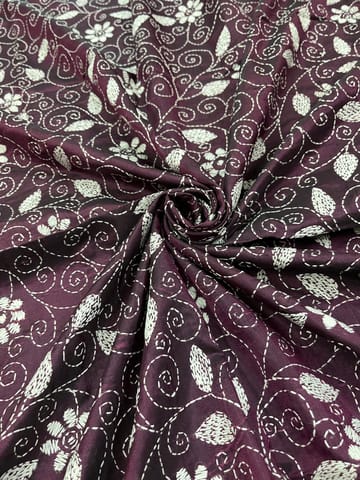 SKABP79 Art Silk Kanthawork Blouse Piece