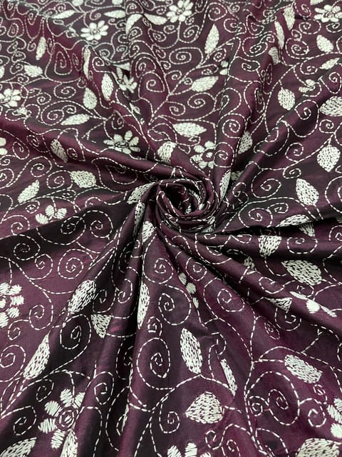 SKABP79 Art Silk Kanthawork Blouse Piece