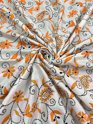 SKABP80 Art Silk Kanthawork Blouse Piece