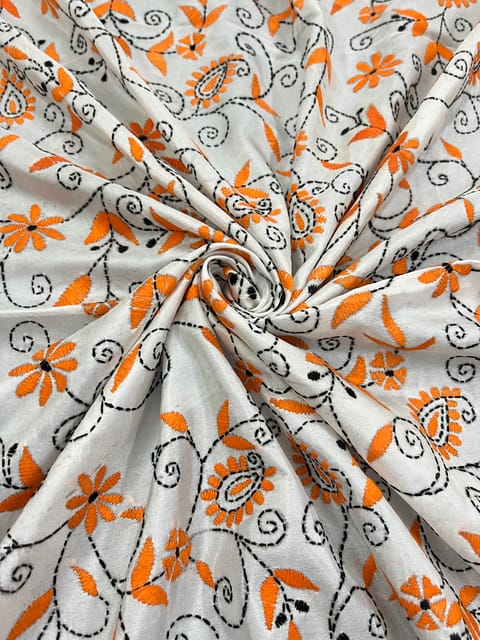 SKABP80 Art Silk Kanthawork Blouse Piece