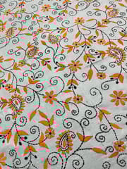 SKABP80 Art Silk Kanthawork Blouse Piece