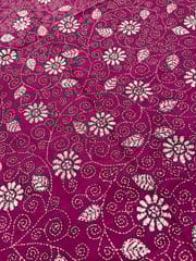 SKABP83 Art Silk Kanthawork Blouse Piece