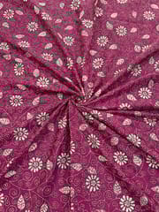 SKABP83 Art Silk Kanthawork Blouse Piece