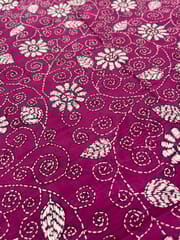 SKABP83 Art Silk Kanthawork Blouse Piece