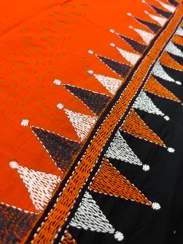 BKABP28 Dual Color Kanthawork Blouse Piece