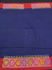 DKABP34 Dual Color Kanthawork Blouse Piece