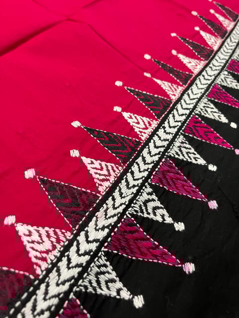 DKABP52 Dual Color Kanthawork Blouse Piece