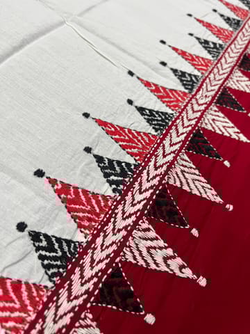 DKABP55 Dual Color Kanthawork Blouse Piece