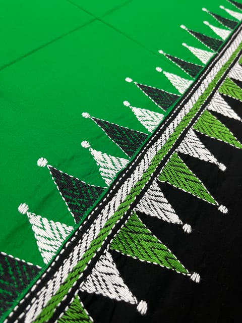 DKABP56 Dual Color Kanthawork Blouse Piece