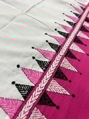 DKABP59 Dual Color Kanthawork Blouse Piece