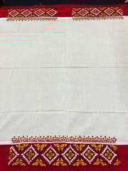 DKABP61 Dual Color Kanthawork Blouse Piece