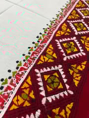 DKABP61 Dual Color Kanthawork Blouse Piece