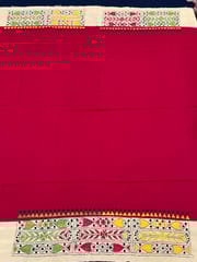 DKABP2 Dual Color Kanthawork Blouse Piece