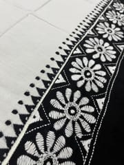 DKABP63 Dual Color Kanthawork Blouse Piece