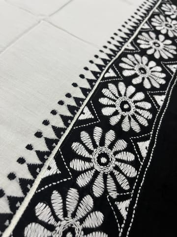 DKABP63 Dual Color Kanthawork Blouse Piece