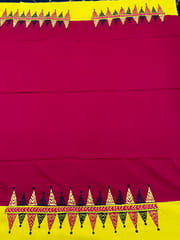 DKABP67 Dual Color Kanthawork Blouse Piece