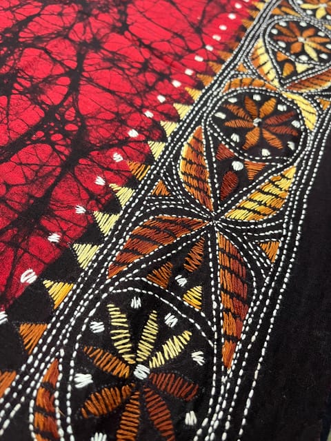 BKBP12 Batik Kanthawork Blouse Piece